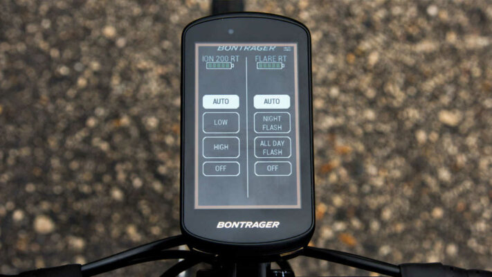 Garmin Bontrager 1030 Edge Light Control