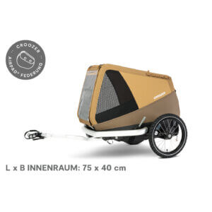 Croozer Enna Hundeanhänger Sundown Yellow